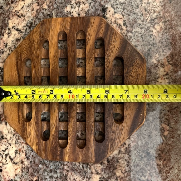 3 Wood Trivet, Hot Plates set - Picture 7 of 10